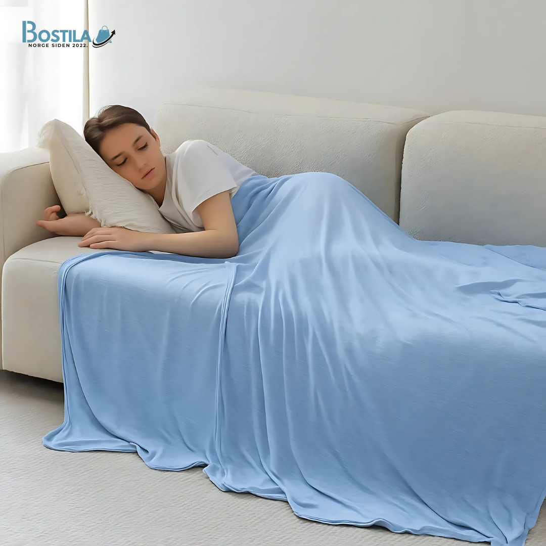 Bostila™ – Kjøleteppe med Japansk Arc-Chill Teknologi & Myk Bambus