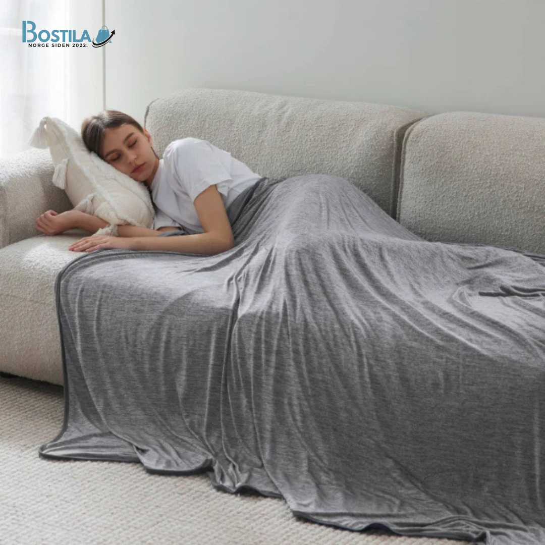 Bostila™ – Kjøleteppe med Japansk Arc-Chill Teknologi & Myk Bambus