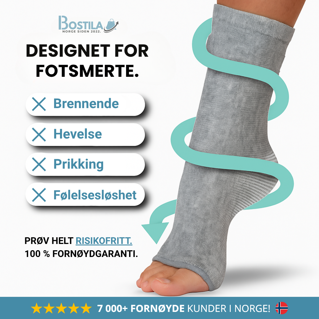 Premium BambuSleeves for Smertfri Fotkomfort