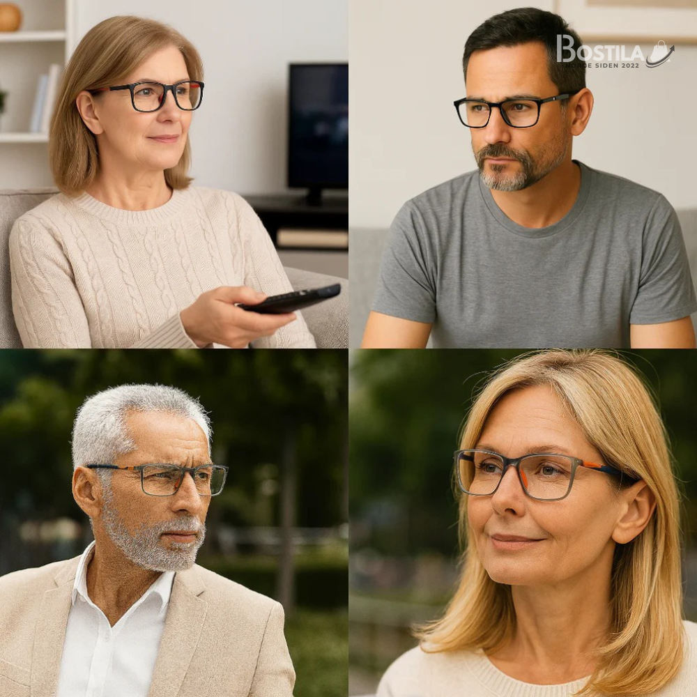 Bostila™ - Multifokusbriller med lysjustering