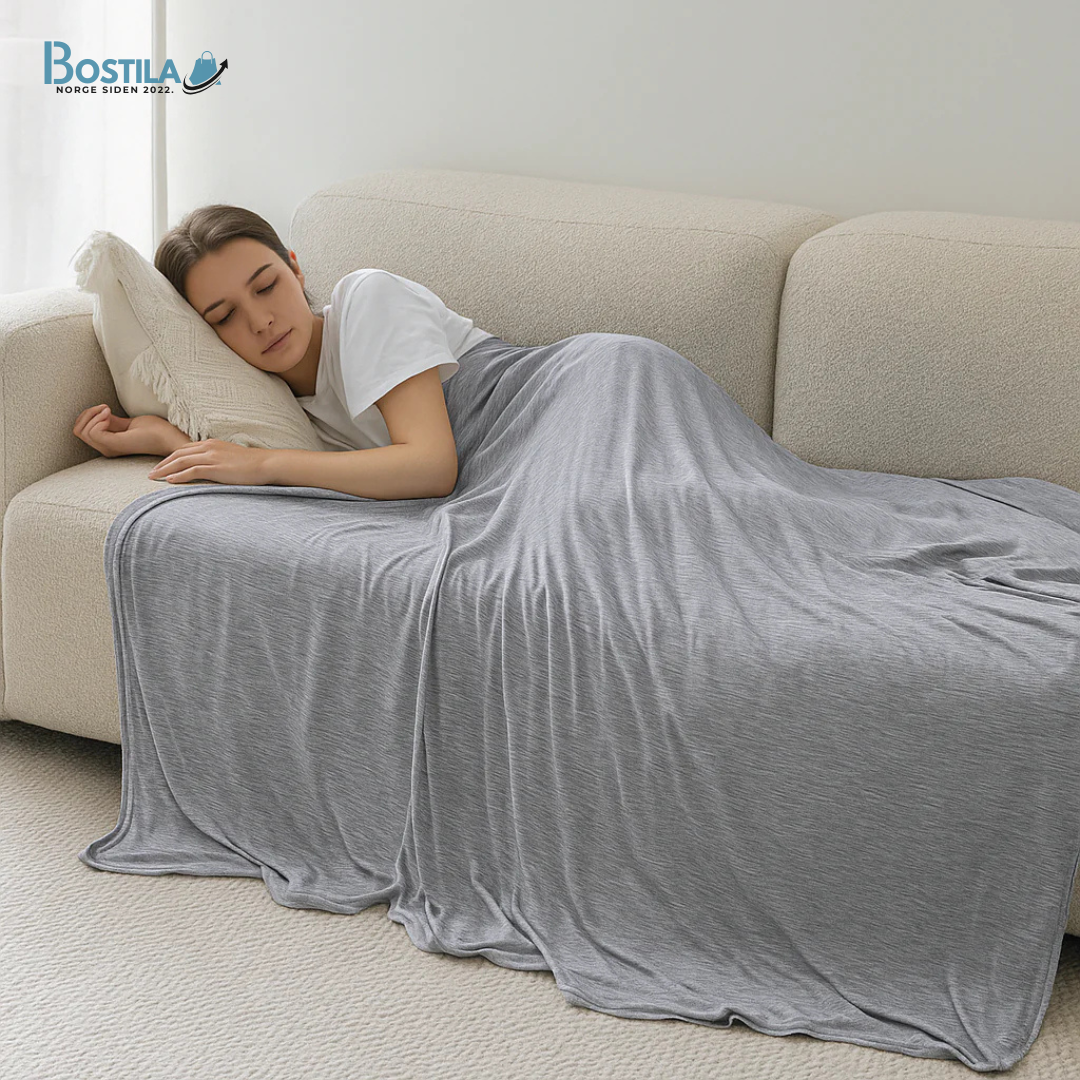 Bostila™ – Kjøleteppe med Japansk Arc-Chill Teknologi & Myk Bambus